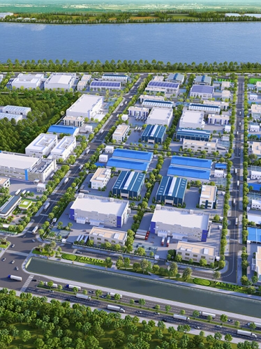 Thiết kế phối cảnh 3d Khu Công Nghiệp